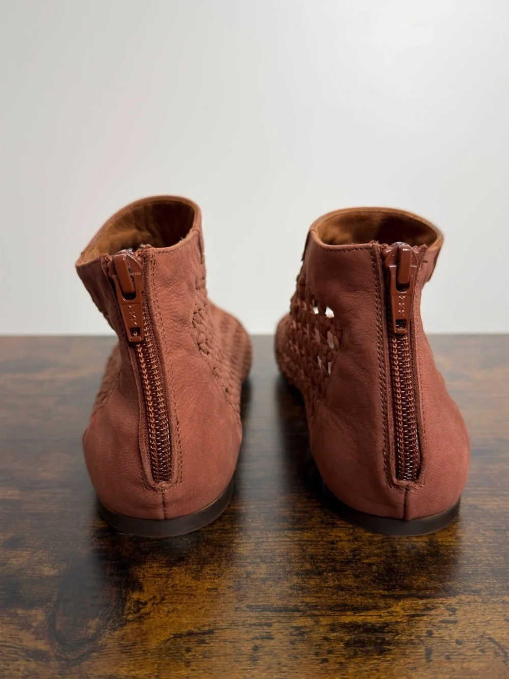 Sundance Delphia Leather Woven Sandals